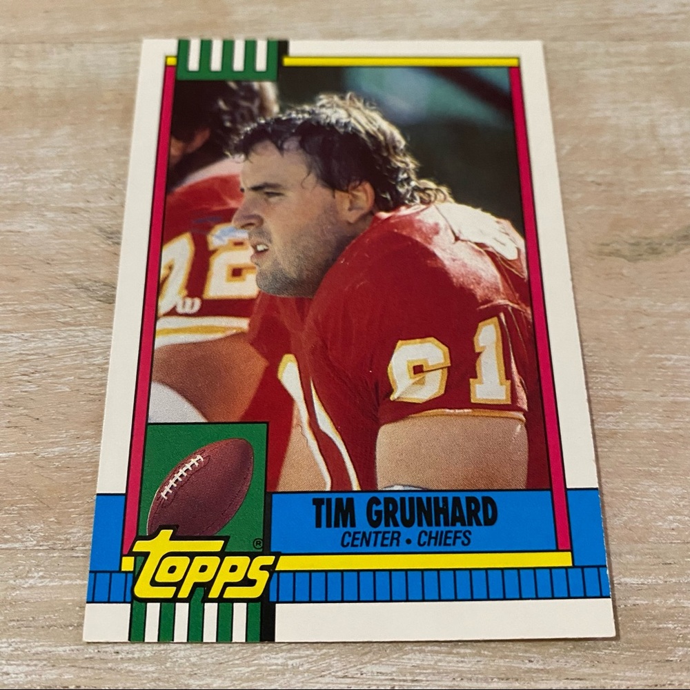 Tim Grunhard Center Kansas City Chiefs Football Card